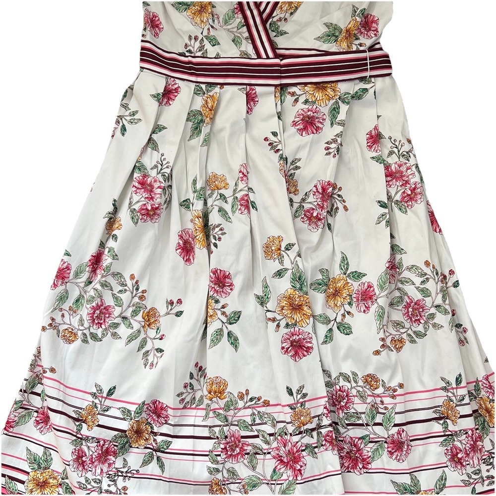 Anthropologie Gal Meets Glam Teresa Floral Wrap Dress Size 6 Tradwife - Picture 6 of 10